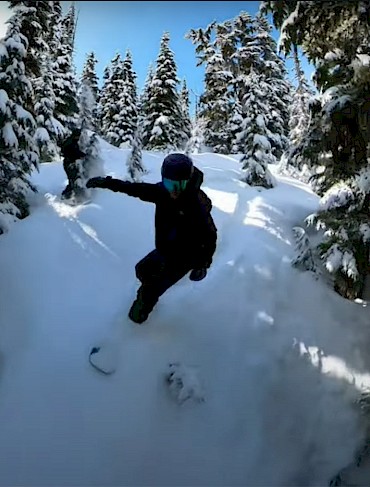 Image for Campers Pedro & Tyll Pow Day in Whistler